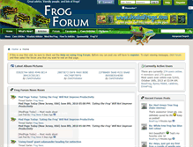 Tablet Screenshot of frogforum.net